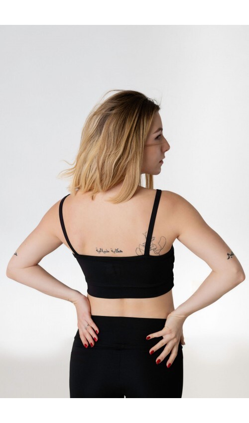 4WAY STRETCH TOP BLACK SPORT-OZKE NARAMNICE