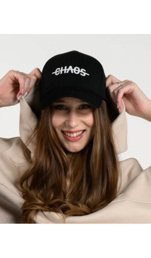 Športna Kapa CHAOS - Črna